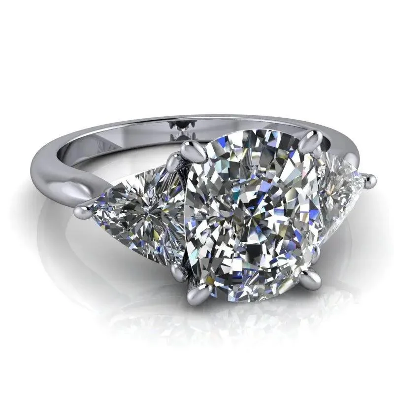 Adia No. 3 Moissanite Ring