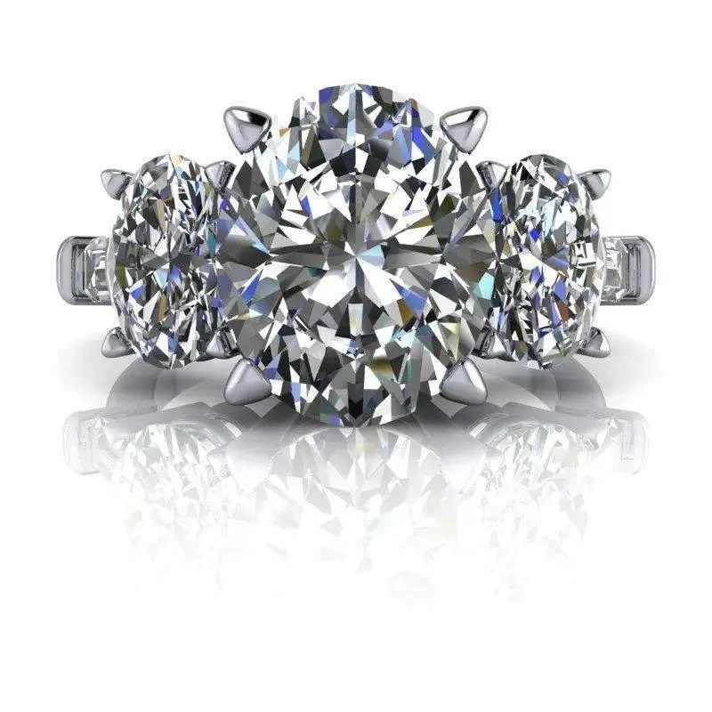 Gertrude No. 1 Moissanite Ring