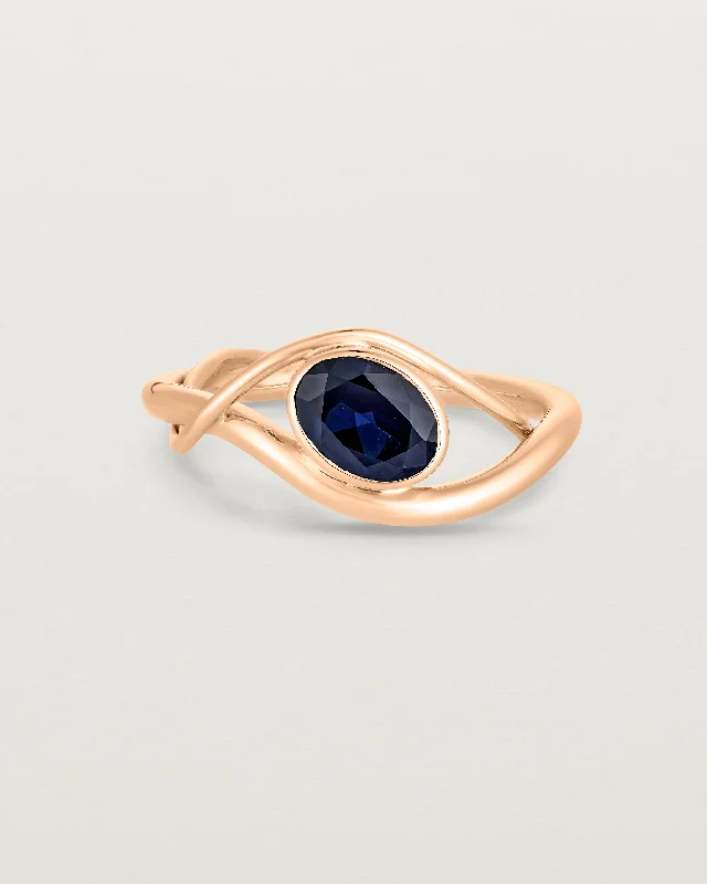 Isha Oval Ring | Australian Sapphire