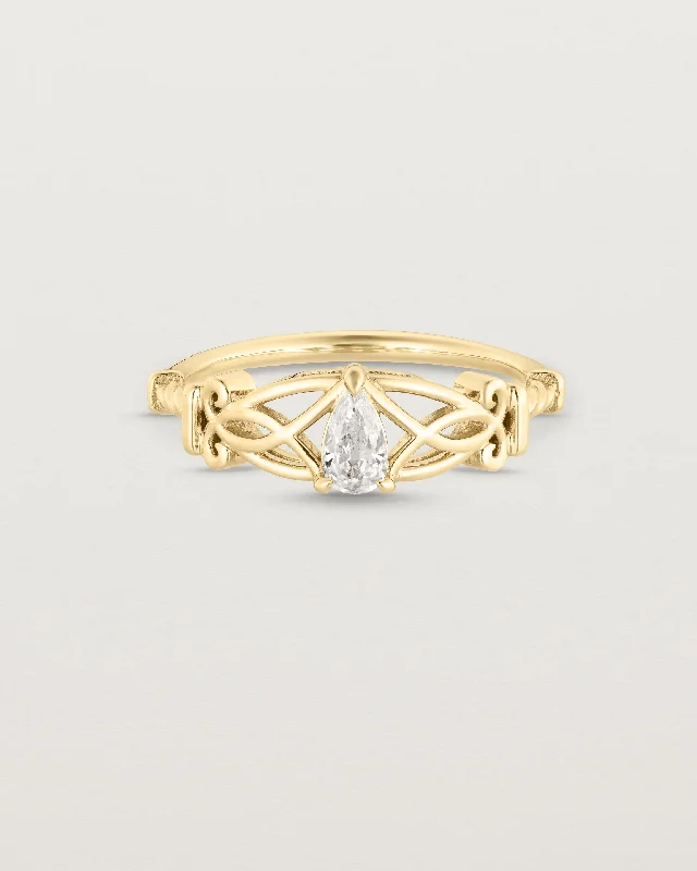 'Key To My Heart' Ring | Old Mine Cut Diamond