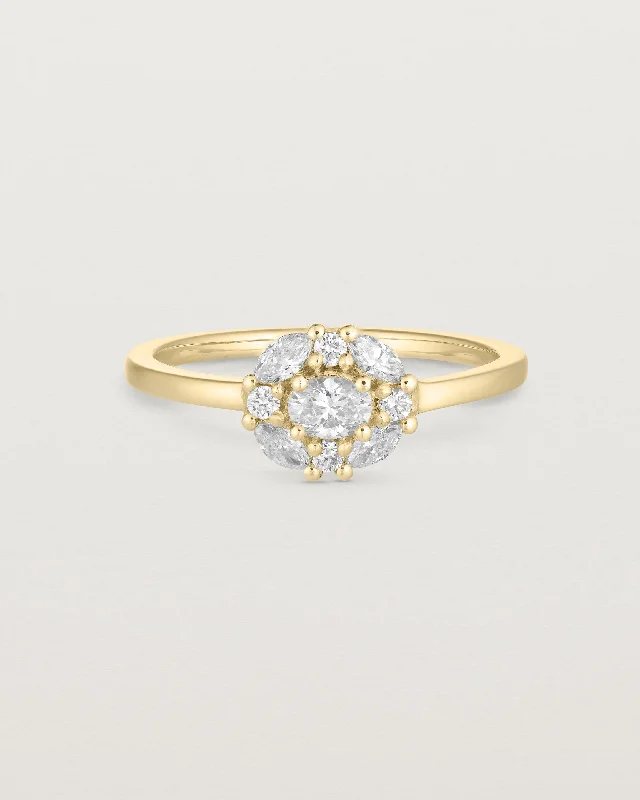 Tilly Halo Ring | Diamonds