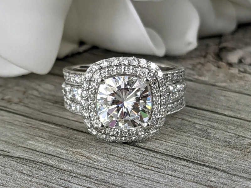 Adira No. 1 Moissanite Ring