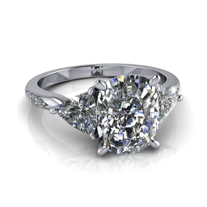 Adia No. 2 Moissanite Ring