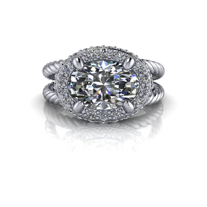 Paisley No. 1 Moissanite Ring