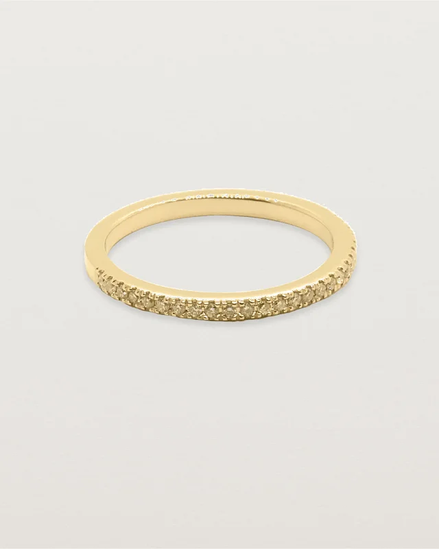 Demi Annie Ring | Champagne Diamonds