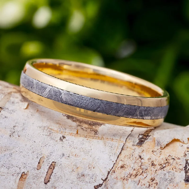 5mm Gibeon Meteorite Wedding Band