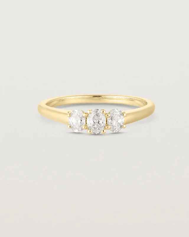 Adrienne Trio Ring | Diamonds