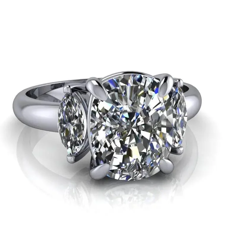 Freedom No. 1 Moissanite Ring