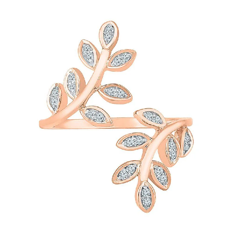 Diamond Vine Statement Ring, Nature Ring