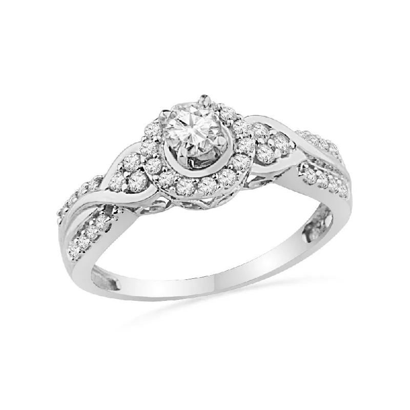 1/2 Carat TW Diamond Engagement Ring