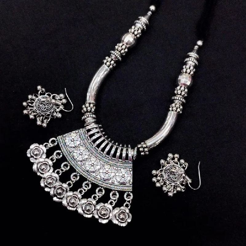 Manisha Jewellery Oxidised Plated Necklace Set