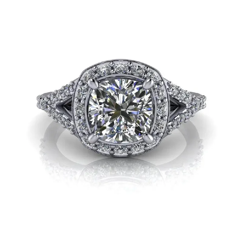 Victory No. 1 Moissanite Ring