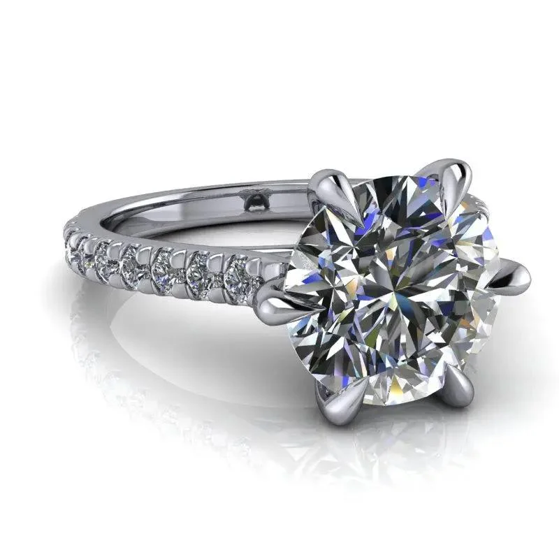 Geneva No. 1 Moissanite Ring