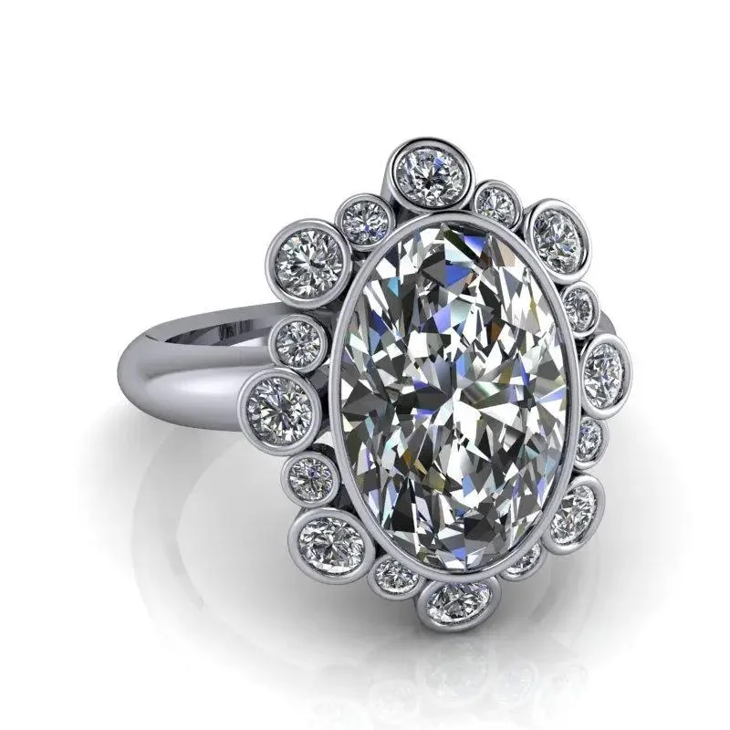 Lucinda No. 1 Moissanite Ring