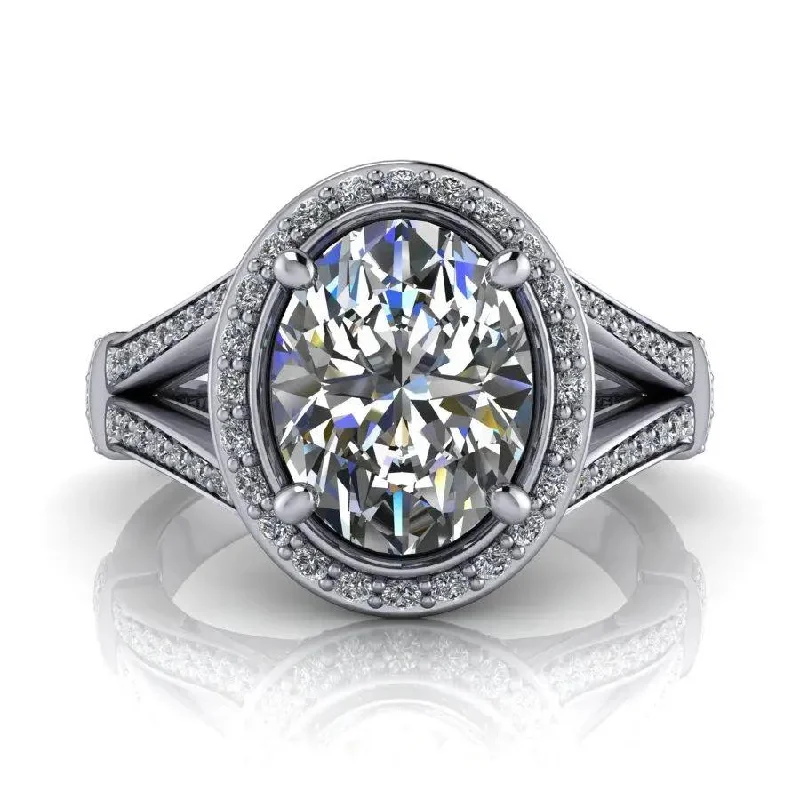 Isla-Rose No. 1 Moissanite Ring