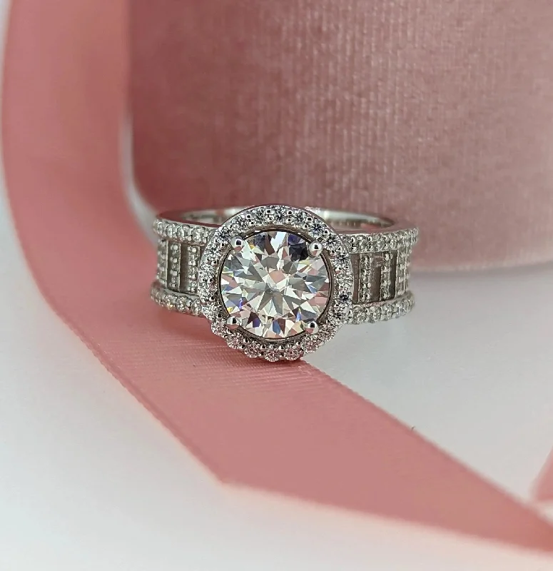 Casey No. 1 Moissanite Ring