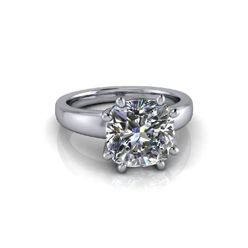 Giseles No. 1 Moissanite Ring