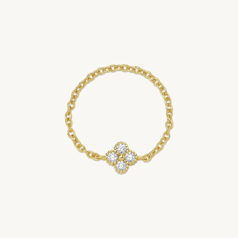 Maggia Clover Chain Ring