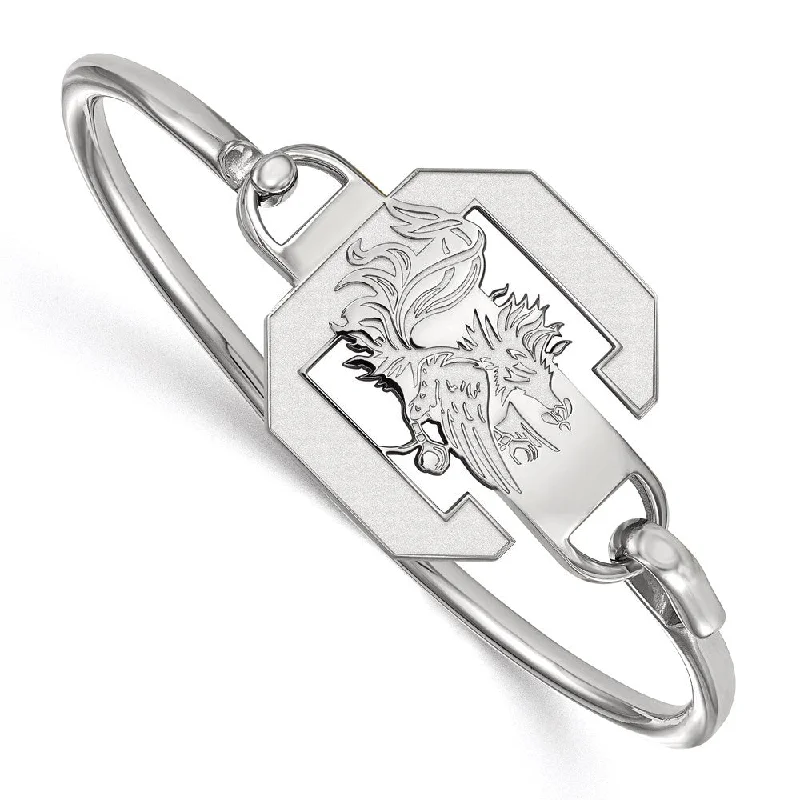 Sterling Silver University of South Carolina Bangle, 7 Inch